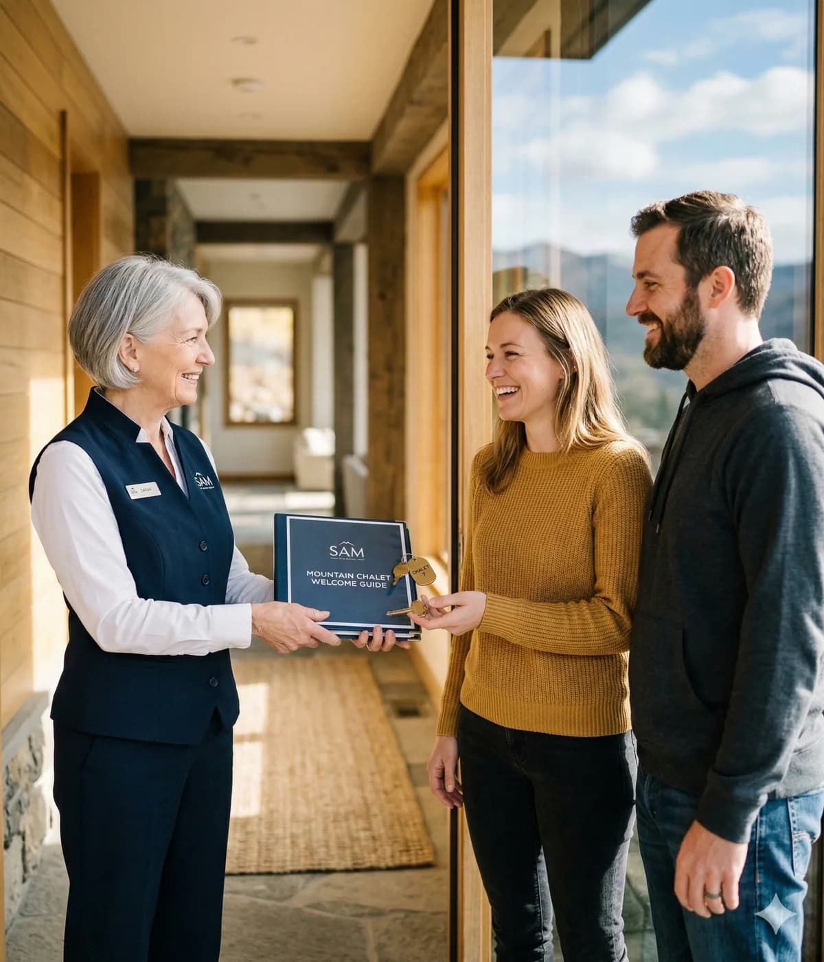 Accueil des vacanciers par le service SAM